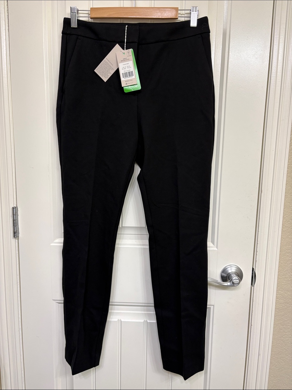 Boden Black Women's Tailored Ponte Pants